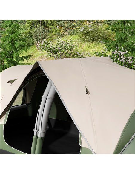 Outsunny Camping Tent for 6-8 Man with 2000mm Waterproof Rainfly and Carry Bag for Fishing Hiking Festival, Dark Green A20-422V0 - pic 65346 | FastDaddyshop