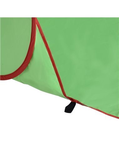 Outsunny Quick Setup Pop Up Beach Tent, 2-3 Person, UV 30+ Protection, Lightweight Sun Shelter, Green, Ideal for Beach and Hikin