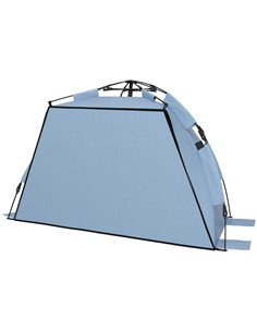 Outsunny Pop Up Beach Tent for 2-3 Persons, Light Blue A20-426V00LB