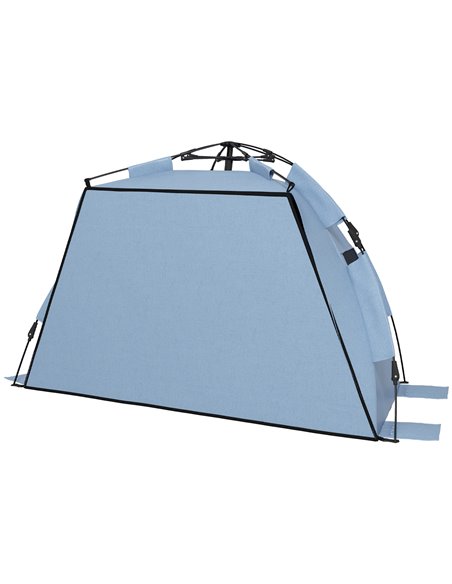 Outsunny Pop Up Beach Tent for 2-3 Persons, Light Blue A20-426V00LB - pic 65509 | FastDaddyshop
