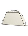 Outsunny 2-3 Person Pop Up Beach Tent, UPF15+ Sun Shelter, Khaki A20-426V00KK