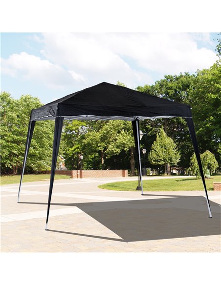 Outsunny Pop-Up Tent,  3Lx3Wx2.4H m-Black 84C-075BK - pic 65527 | FastDaddyshop