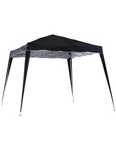 Outsunny Pop-Up Tent,  3Lx3Wx2.4H m-Black 84C-075BK