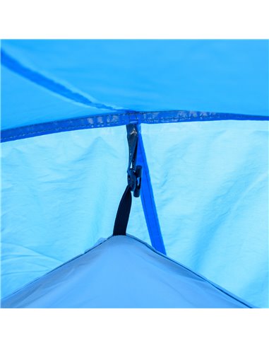 Outsunny Tunnel Tent for 2-3 Persons, Camping Shelter with Vestibule, Air Vents, Rainfly, Weather-Resistant, Blue A20-173LB