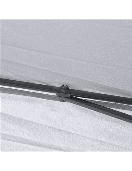 Outsunny 11' x 11' Pop Up Canopy, Double Roof Foldable Canopy Tent with Zippered Mesh Sidewalls, Height Adjustable and Carrying  - pic 65607 | FastDaddyshop