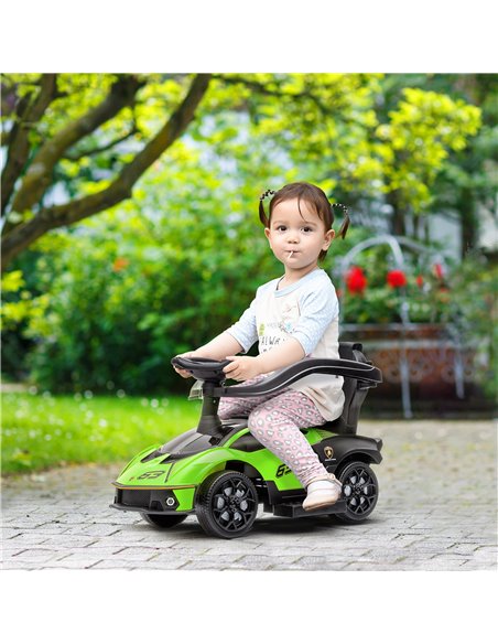 AIYAPLAY 2 in 1 Baby Push Car Essenza SCV12 Licensed Ride On Cars for Toddlers Parent Push Along Car Toddler Sliding Car with Ho - pic 6565 | FastDaddyshop