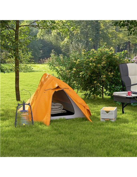 Outsunny Backpacking Tent for 1-2, Double Layer Camping Shelter with Carry Bag, 2000mm Waterproof, Lightweight, Orange A20-424V0 - pic 65654 | FastDaddyshop
