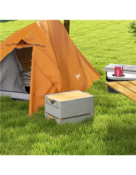 Outsunny Backpacking Tent for 1-2, Double Layer Camping Shelter with Carry Bag, 2000mm Waterproof, Lightweight, Orange A20-424V0 - pic 65661 | FastDaddyshop
