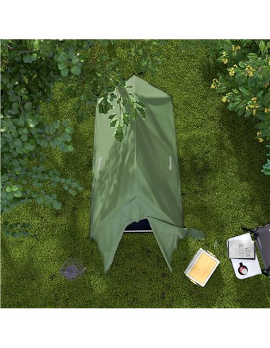 Outsunny Backpacking Tent for 1-2 Persons, Double Layer, 2000mm Waterproof, Lightweight with Carry Bag, Green A20-424V00DG