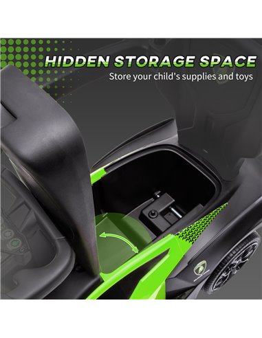 AIYAPLAY 2 in 1 Baby Push Car Essenza SCV12 Licensed Ride On Cars for Toddlers Parent Push Along Car Toddler Sliding Car with Ho