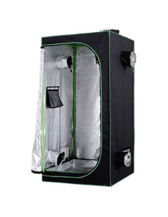 Outsunny Hydroponic Plant Grow Tent, 80L x 80W x 160Hcm-Black/Green 845-262V01