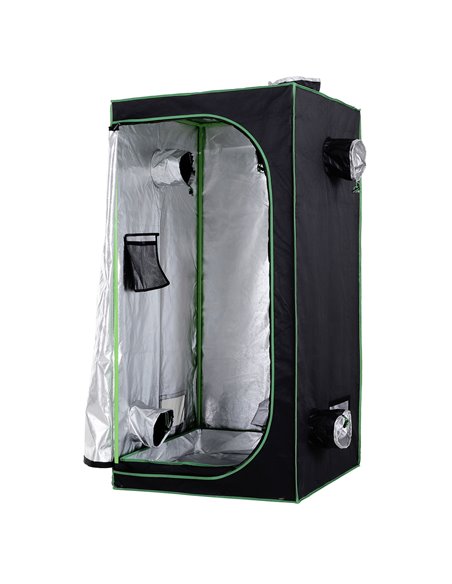 Outsunny Hydroponic Plant Grow Tent, 80L x 80W x 160Hcm-Black/Green 845-262V01 - pic 65680 | FastDaddyshop