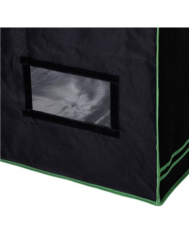 Outsunny Hydroponic Plant Grow Tent, 80L x 80W x 160Hcm-Black/Green 845-262V01