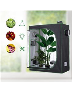 Outsunny Hydroponic Plant Grow Tent Canopy, Silver 845-263 2