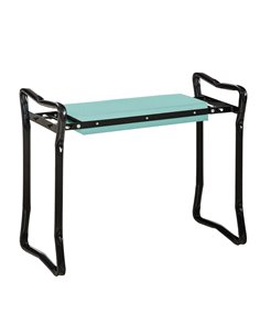 Outsunny Foldable Garden Kneeler and Seat, 2-in-1 Kneeling Pad and Bench, Portable Knee Protection, Green 01-0134