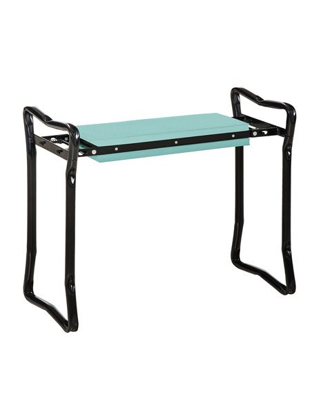Outsunny Foldable Garden Kneeler and Seat, 2-in-1 Kneeling Pad and Bench, Portable Knee Protection, Green 01-0134 - pic 65824 | FastDaddyshop
