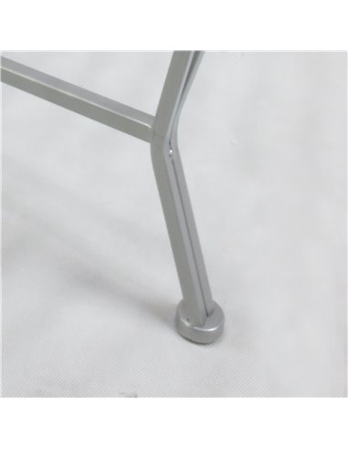 Outsunny Outdoor Garden Metal Round Tree Bench Seat Diameter 160cm Height 90cm Silver 84B-123