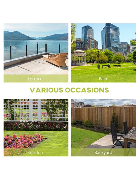 Outsunny 2 Seater Wood Garden Storage Bench, Outdoor Storage Box, Patio Seating Furniture, 125 x 68.5 x 97cm, Natural 84B-740ND - pic 65937 | FastDaddyshop