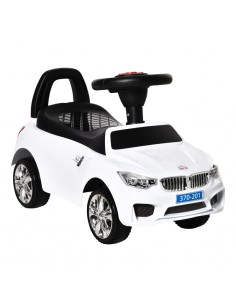 Homcom Ride on Sliding Car, Baby Walker with Horn, Music White