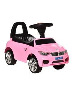 Homcom Ride on Sliding Car, Baby Walker with Horn, Music Pink
