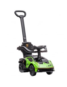 Aiyaplay 2 in 1 Baby Push Car Essenza SCV12 with Horn, Engine Sound, Green