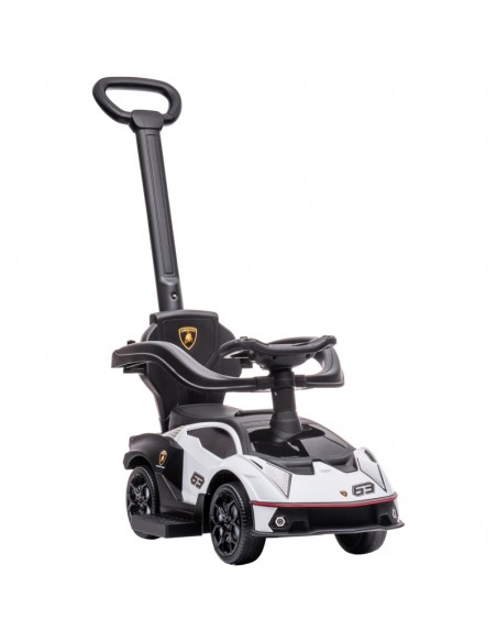 Aiyaplay 2 in 1 Baby Push Car Essenza SCV12 with Horn, Engine Sound, White - pic 6613 | FastDaddyshop