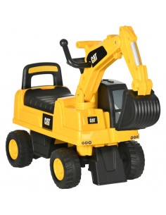 Homcom Licensed CAT Kids Ride on Digger Excavator with Manual Bucket