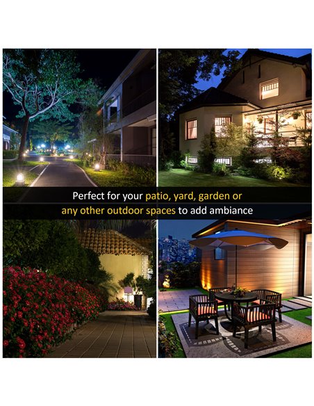 Outsunny 1.9M Garden Lamp Post Light, IP44 Outdoor LED Solar Powered Lantern Lamp with Aluminium Frame for Patio, Pathway and Wa - pic 66172 | FastDaddyshop
