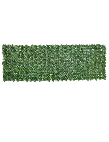 Outsunny Artificial Hedge Screen, Leaf Design for Garden Outdoor Indoor Decor, 3M x 1M, Dark Green 844-200 - pic 66228 | FastDaddyshop