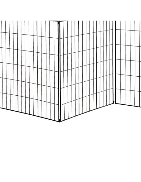 Outsunny Garden Decorative Fence 4 Panels 44in x 12ft Metal Wire Landscape Border Edging 844-367 - pic 66354 | FastDaddyshop