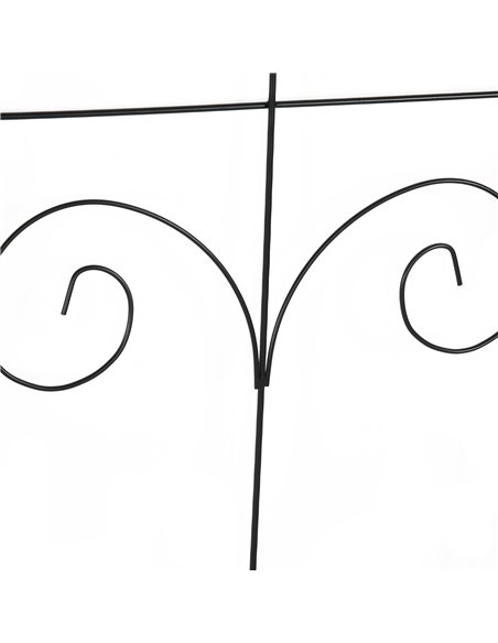 Outsunny 8PCs Decorative Garden Fencing, Rustproof Metal Wire Picket Fence Panels, Landscape Flower Bed Border Edging, Black 844 - pic 66407 | FastDaddyshop