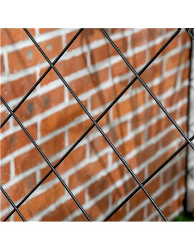 Outsunny Decorative Fence, 43in x 11.5ft Outdoor Picket Panels, 4PCs Rustproof Metal Wire Landscape Flower Bed Border Edging Ani
