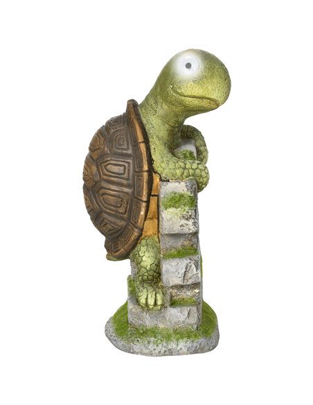 Outsunny Vivid Tortoise Art Sculpture with Solar LED Light, Green - Brown 844-662V00MX - pic 66427 | FastDaddyshop