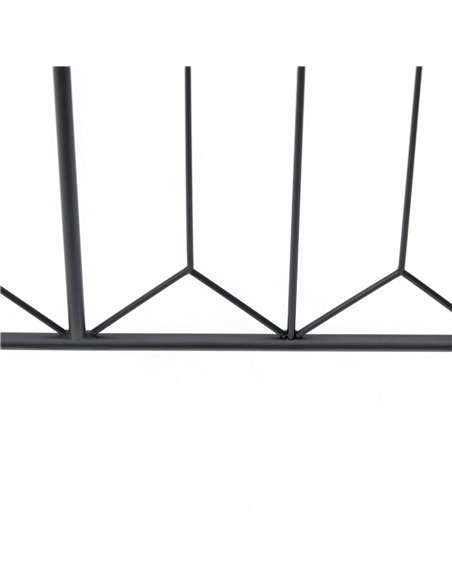 Outsunny Decorative Garden Fencing, 5PCs Outdoor Picket Fence Panels, Rustproof Metal Wire Landscape Flower Bed Border Edging An - pic 66452 | FastDaddyshop