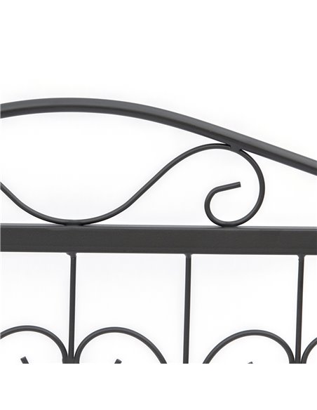 Outsunny Decorative Garden Fencing, 4PCs Outdoor Picket Fence Panels, Rustproof Metal Wire Landscape Flower Bed Border Edging An - pic 66462 | FastDaddyshop