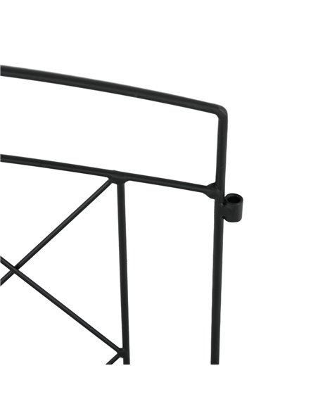 Outsunny Decorative Metal Garden Fence, Outdoor Picket Panels, Easy Install, Set of 6, Black 844-792V00BK - pic 66659 | FastDaddyshop