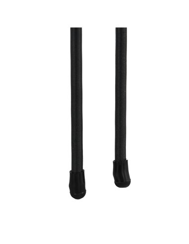 Outsunny Decorative Metal Garden Fence, Outdoor Picket Panels, Easy Install, Set of 6, Black 844-792V00BK