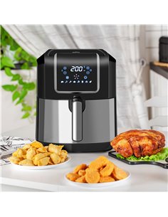 HOMCOM 1700W 6.5L Air Fryer Oven with Rapid Air Circulation, Black 800-120V70 2