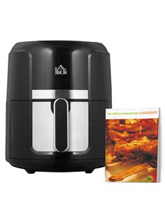 HOMCOM 1300W 4L Air Fryer Oven with Rapid Air Circulation, Black 800-119V70