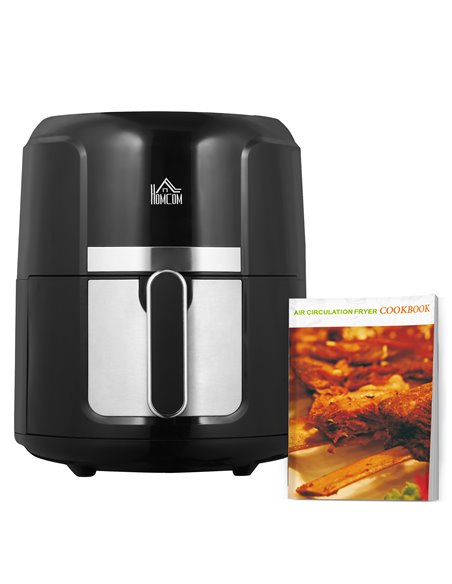 HOMCOM 1300W 4L Air Fryer Oven with Rapid Air Circulation, Black 800-119V70 - pic 66751 | FastDaddyshop