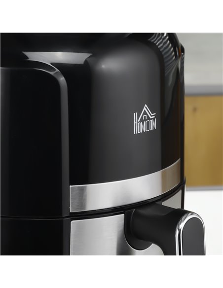HOMCOM Air Fryers, 1300W 4L Air Fryers Oven with Rapid Air Circulation, Adjustable Temperature, Timer and Nonstick Basket for Co - pic 66759 | FastDaddyshop