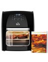 HOMCOM 1800W 12L 8 in 1 Digital Air Fryer Oven, Black 800-149V70