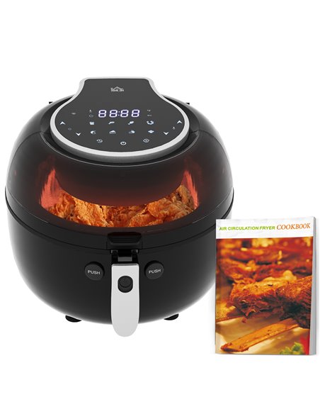 HOMCOM 1500W 7L Digital Air Fryer Oven, Black 800-148V70 - pic 66769 | FastDaddyshop