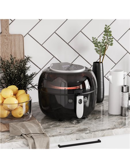 HOMCOM 7L Digital Air Fryer Oven with Air Fry, Roast, Broil, Bake, Dehydrate, 7 Presets, Rapid Air Circulation, 60-Minute Timer  - pic 66770 | FastDaddyshop
