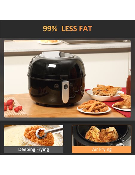 HOMCOM 7L Digital Air Fryer Oven with Air Fry, Roast, Broil, Bake, Dehydrate, 7 Presets, Rapid Air Circulation, 60-Minute Timer  - pic 66777 | FastDaddyshop