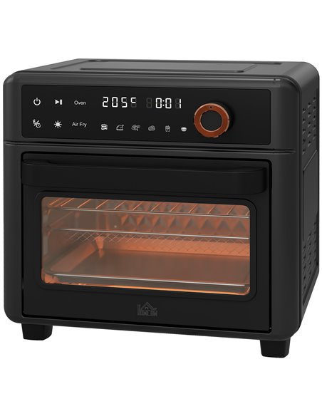 HOMCOM 1200W 13L Multifunction Countertop Convection Oven, Black 800-171V70BK - pic 66814 | FastDaddyshop