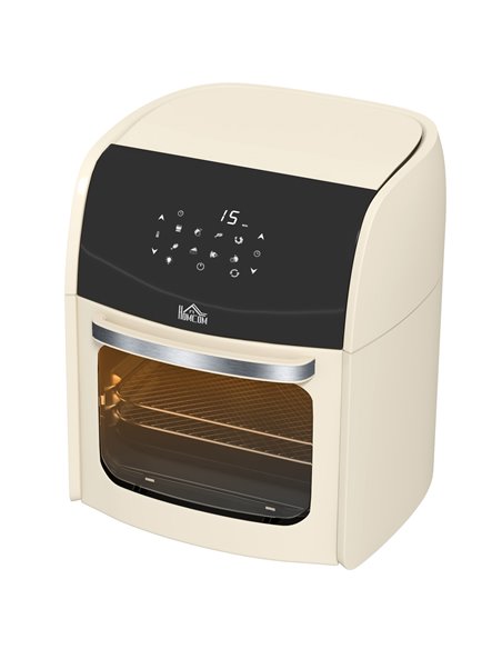 HOMCOM 1800W 12L Digital Air Fryer with 8 Preset Modes, White 800-149V70WT - pic 66832 | FastDaddyshop