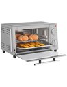 HOMCOM 750W 9L Countertop Electric Grill, Toaster Oven, Silver 800-088V70SR