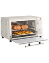 HOMCOM 750W 9L Electric Grill, Toaster Oven, Cream 800-088V70CW