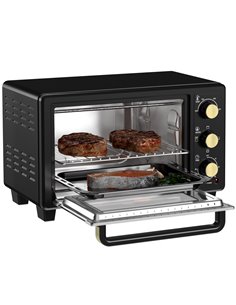 HOMCOM 1400W 16L Electric Grill, Toaster Oven, Black 800-083V70BK
